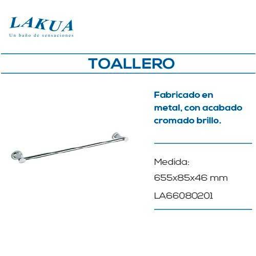 TOALLERO BARR LAKUA LA66 LAT CROMO