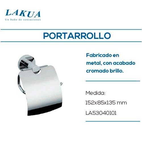 PORTARROLLO LAKUA LA53 LAT CROMO