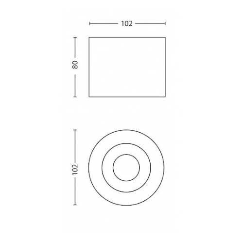 FOCO PHILIPS PHASE 1X4,5W BLANC 533003116