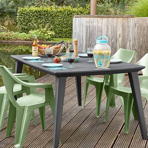 MESA CURVER LIMA 157X98X74 GRAFITO 226499