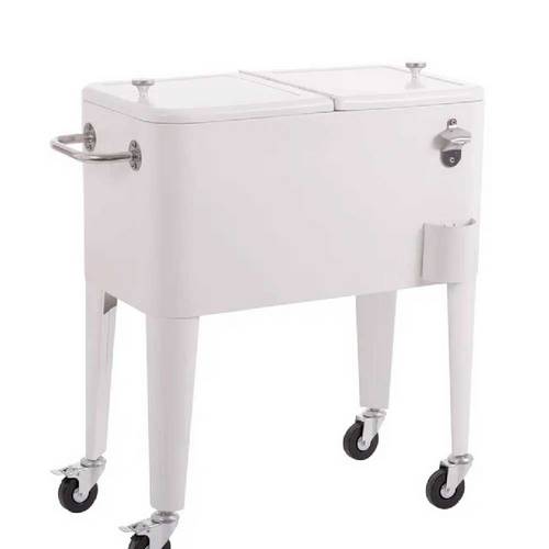 NEVERA LDK VINTAGE MET C/RUED 74X43X80 BLAN 127387