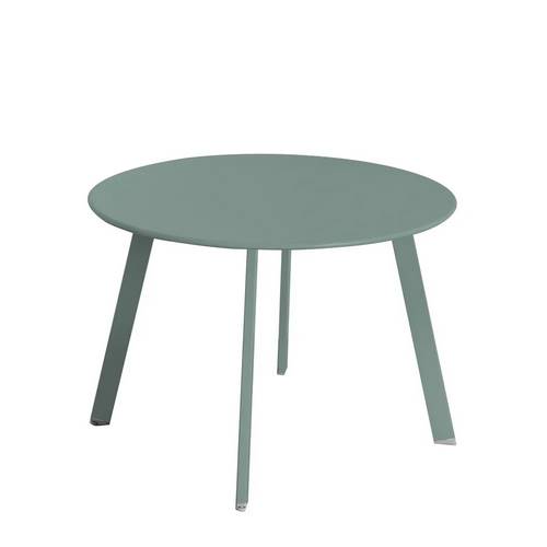 MESA AUXILIAR LDK MARZIA ACERO 60CM SALVIA 127414