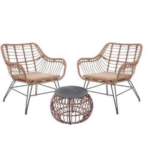 SET RELAX LDK ARIKI ACERO RATTAN 2X127453 1X127366