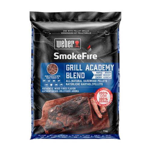PELLETS WEBER MEZCLA GRILL ACADEMY 9KG 190101