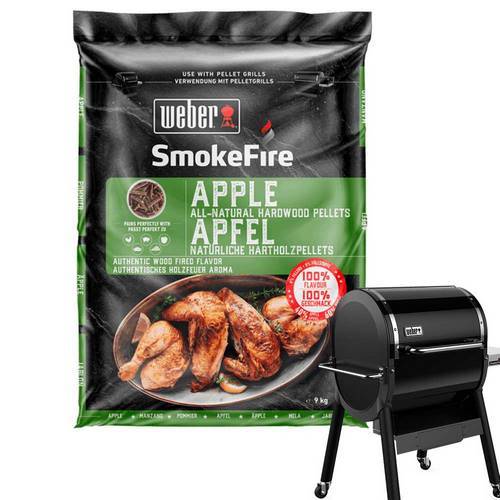 PELLETS WEBER MANZANO 9KG 190104