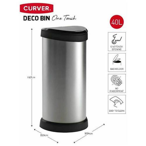 CUBO PEDAL CURVER DECOBIN 40L METAL 177729