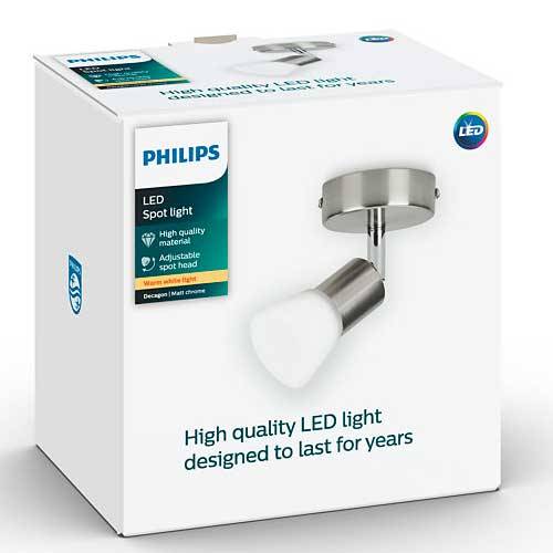 FOCO PHILIPS DECAGON 1X4,3W NIQUEL 5025017E1