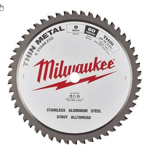 DISCO SIERRA CIRCULAR MILWAUKEE 203X5/8X1,8 50Z