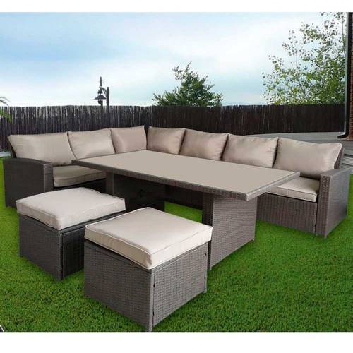 MUEBLE JARDIN NATUUR BRASILIA RATAN BEIGE SET/4