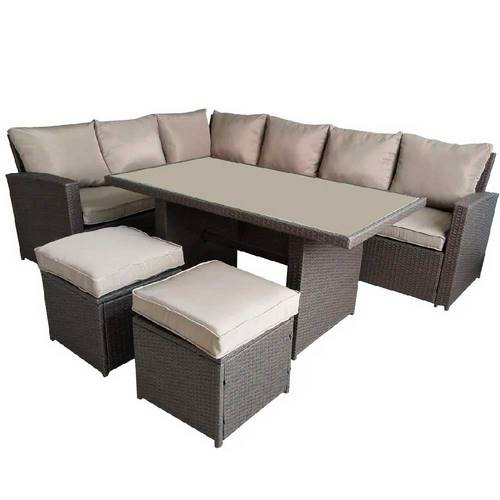 MUEBLE JARDIN NATUUR BRASILIA RATAN BEIGE SET/4