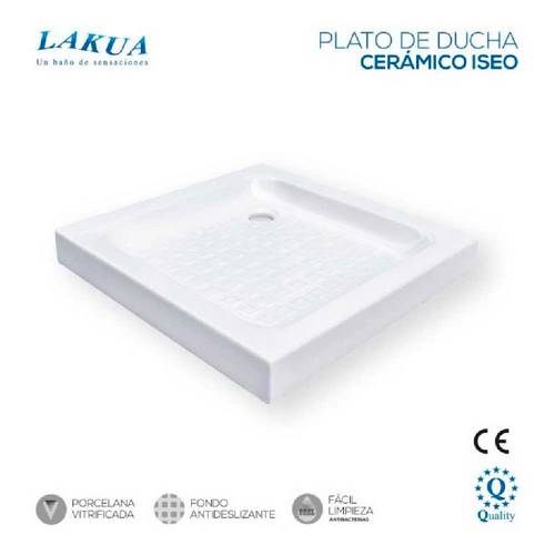 PLATO DUCHA LAKUA CERAMIC ISEO 90X70X9
