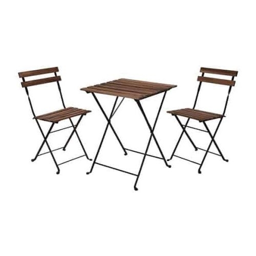 CJTO NON MESA 2-SILLAS METAL PLEGABL 55X54