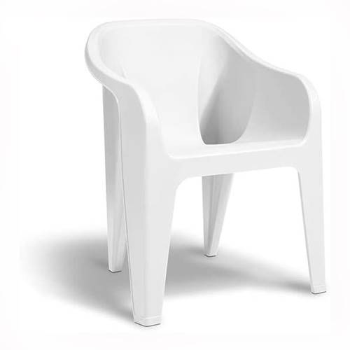 SILLA CURVER ALMERIA BLANC 230818