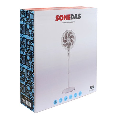 VENTILADOR PIE SONEDAS 40CM 50W
