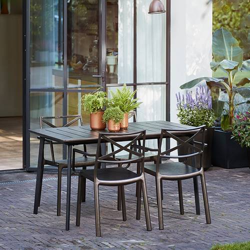 MESA CURVER METALEA 146X87X75 METAL 247274