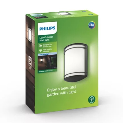 APLIQUE PHILIPS ANTELOPE 4000K 1X6W NEGRO