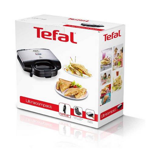 SANDWICHERA TEFAL SM155212 NEGRO INOX
