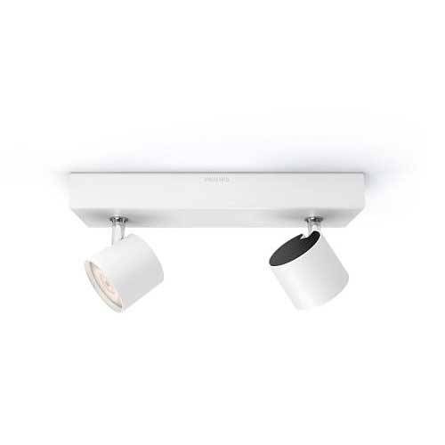 FOCO PHILIPS STAR WARMGLOW 2X9W BLANCO 5624231P0