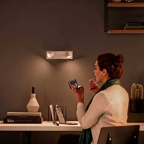 FOCO PHILIPS STAR WARMGLOW 2X9W BLANCO 5624231P0