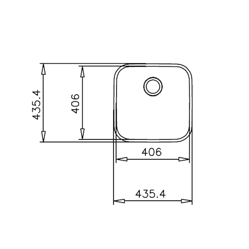 FREGADERO TEKA 10125005 BE 40.40 31/2 C/REB