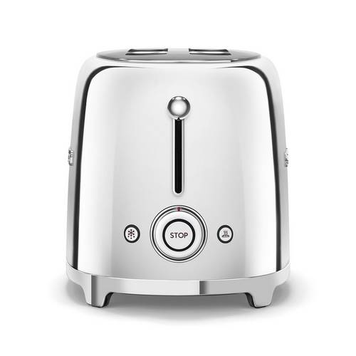 TOSTADOR SMEG TSF01SSEU CROMO 2REBANAS