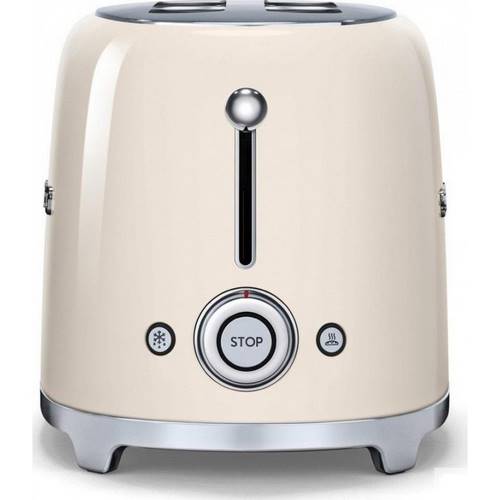 TOSTADOR SMEG TSF02CREU CREMA 4 REBANAD