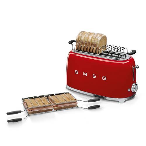 TOSTADOR SMEG TSF02RDEU ROJA 4 REBAN
