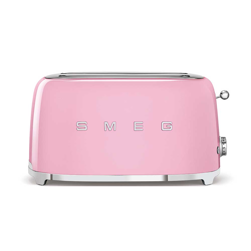 TOSTADOR SMEG TSF02PKEU ROSA 4 REBANAD