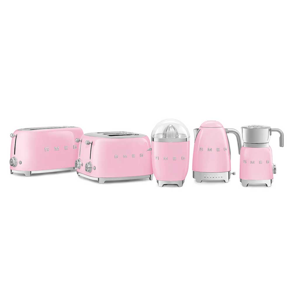 TOSTADOR SMEG TSF02PKEU ROSA 4 REBANAD