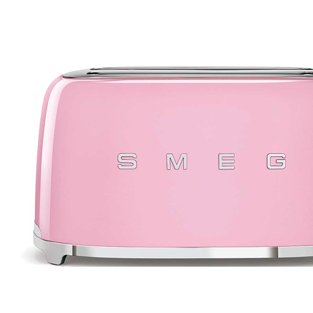 TOSTADOR SMEG TSF02PKEU ROSA 4 REBANAD