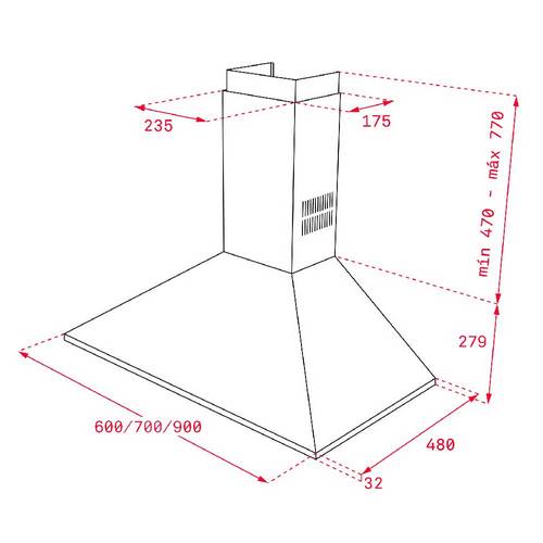 CAMPANA TEKA DBP90 PRO INOX 40460529