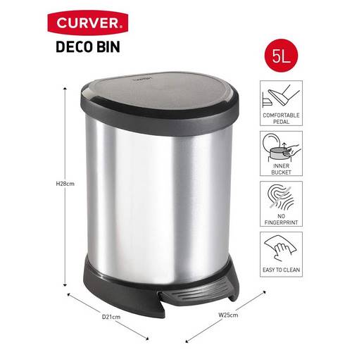 CUBO CURVER BIN 5L 185376 COMPRALO EN