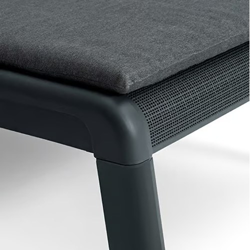 TUMBONA CURVER MALLORCA GRIS C/COJIN GRIS 260550