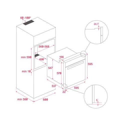 HORNO TEKA HBB490WH 220-240 50/60 41560021