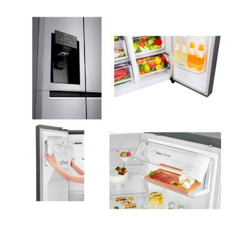 FRIGORIFICO LG GSL761PZUZ.APZQEUR SBS 179CM A++