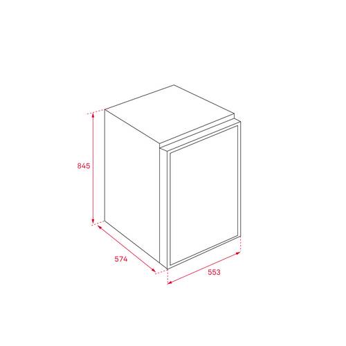 FRIGORIFICO TEKA TS1130 BLANCO 85CMS 40670310