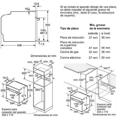 HORNO BOSCH HBG675BB1 PIROLITICO