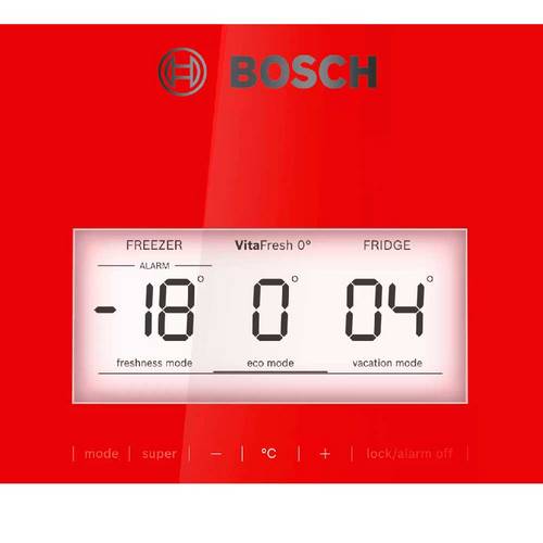 FRIGORIFICO BOSCH KGF39SR45 COMBI ROJO 203X60