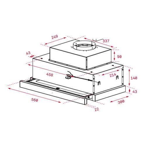 CAMPANA TEKA CNL6610 INOX EXTRAIBLE 40436830