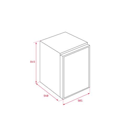 FRIGORIFICO TEKA TS1138 BLANCO BAJO ENC 40607710