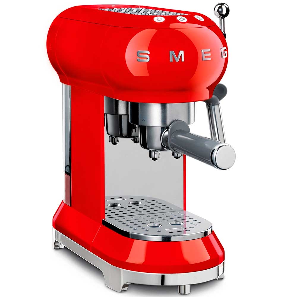 CAFETERA SMEG ECF01RDEU ESPRESSO ROJA