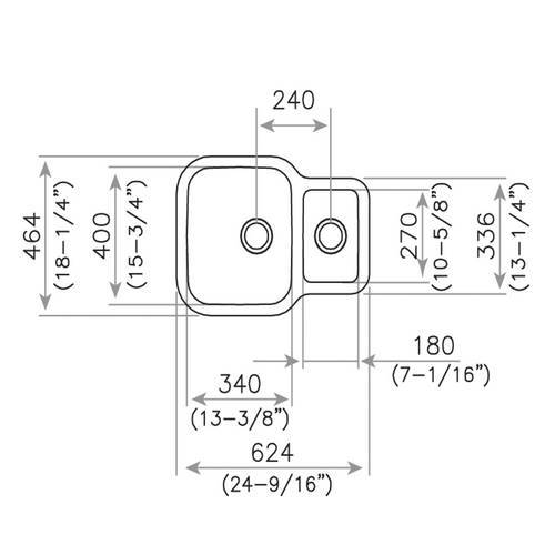 FREGADERO TEKA 10125160 BE 1 1/2C 625 REV