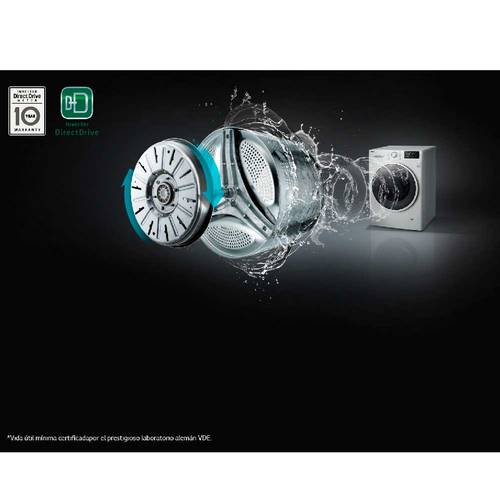 LAVADORA LG F4J6VN0W 9KG 1400RPM A+++ INVERTER