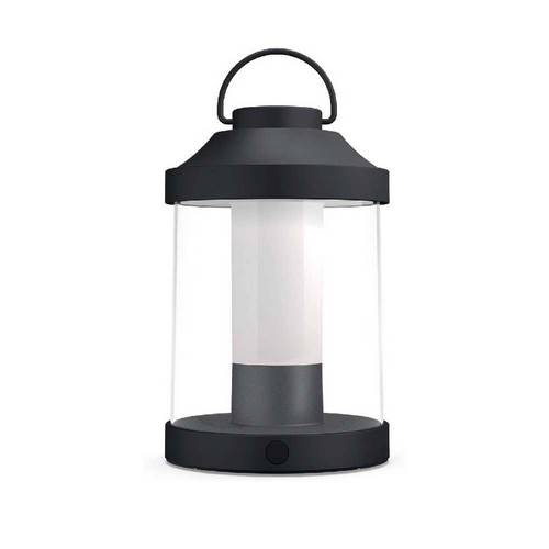 LAMPARA MESA PHILIPS ABELIA 1X3W NEGRA 1736030P0
