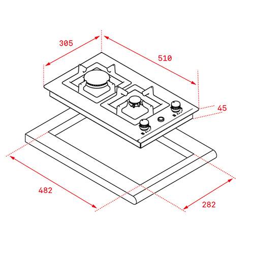 ENCIMERA TEKA EFX3012G AIAL CI BUT 40214020