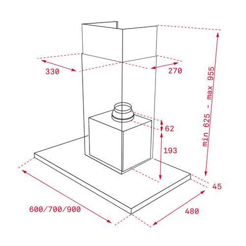 CAMPANA TEKA DSH685 INOX 40484200