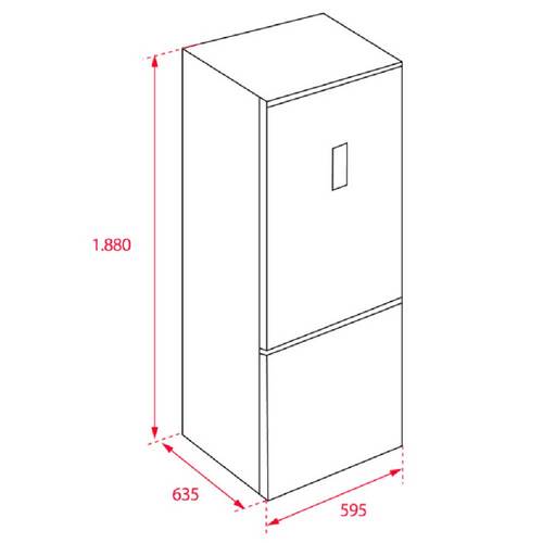 FRIGORIFICO TEKA NFL345CE INOX COMBI 40672051