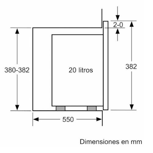 MICROONDAS BOSCH BEL523MS0 20L E