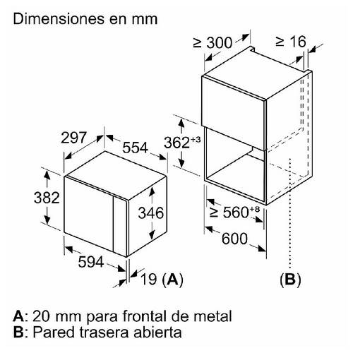 MICROONDAS BALAY 3CG4172X0 20L