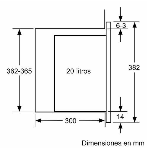 MICROONDAS BALAY 3CG4172X0 20L